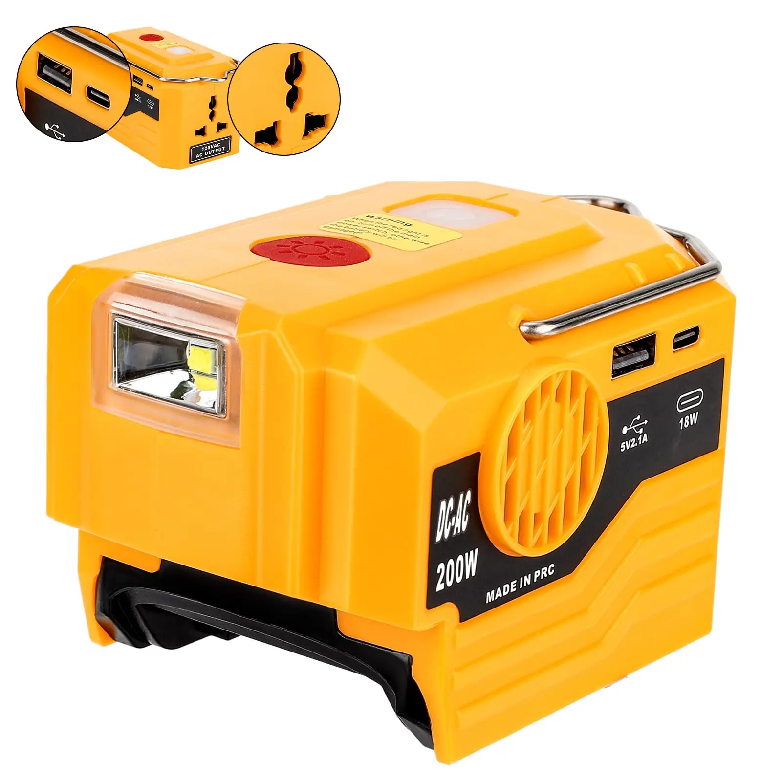 Outdoor Power Inverter - Zewnętrzny generator prądu do kempingu, kompatybilny