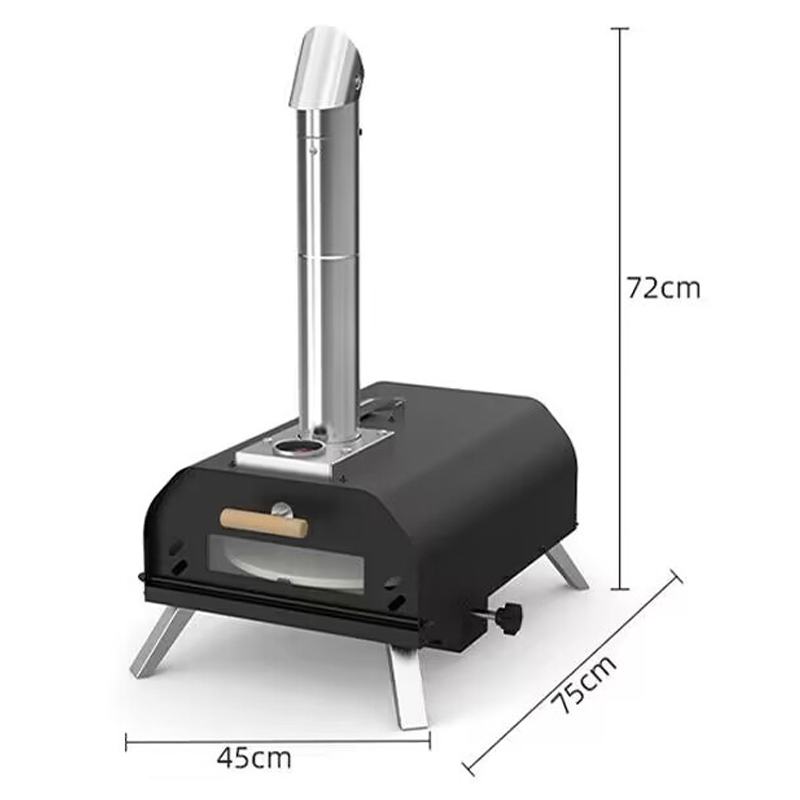 Outdoor Power Grill - Grill węglowy przenośny ze stali nierdzewnej