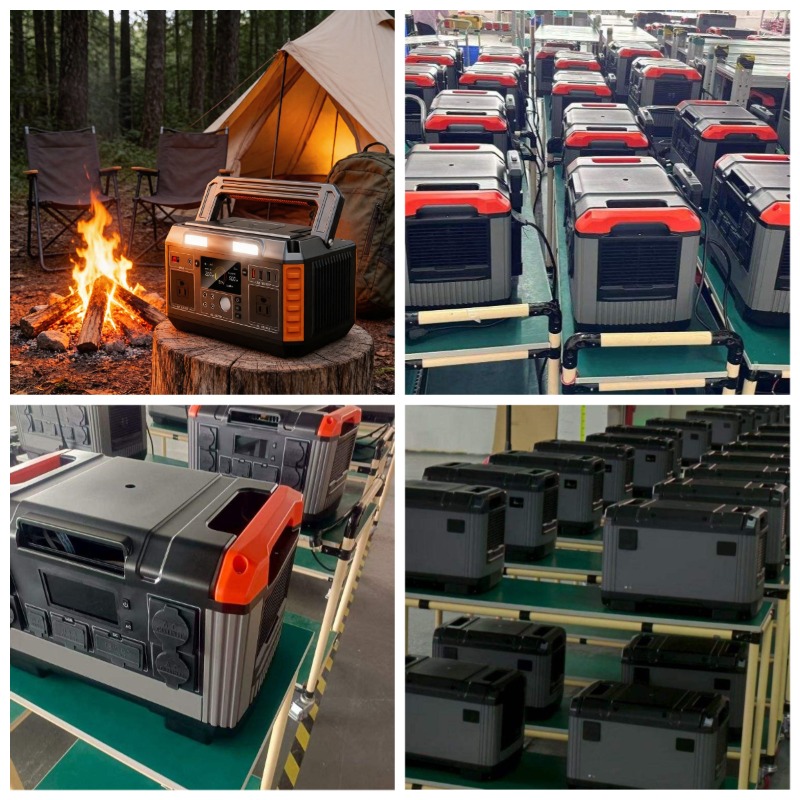 Outdoor Power Station - Przenośna stacja zasilania 220V 500W, zewnętrzna