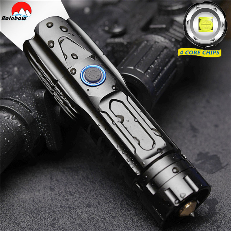 Outdoor Power Meter Bike - Super jasna latarka taktyczna XHP90.2 wodoodporna
