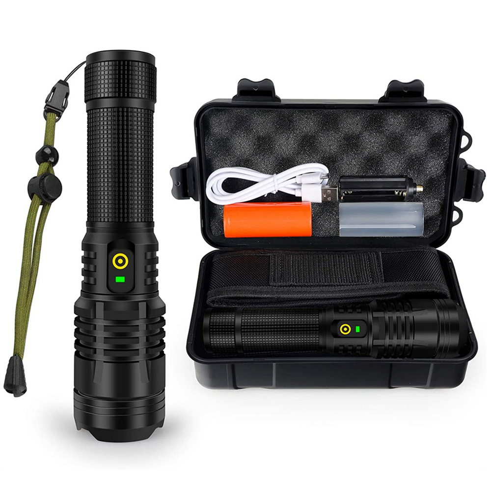 Outdoor Power Meter Bike - Najmocniejsze latarki z zoomem XHP70.2 Najjaśniejsza
