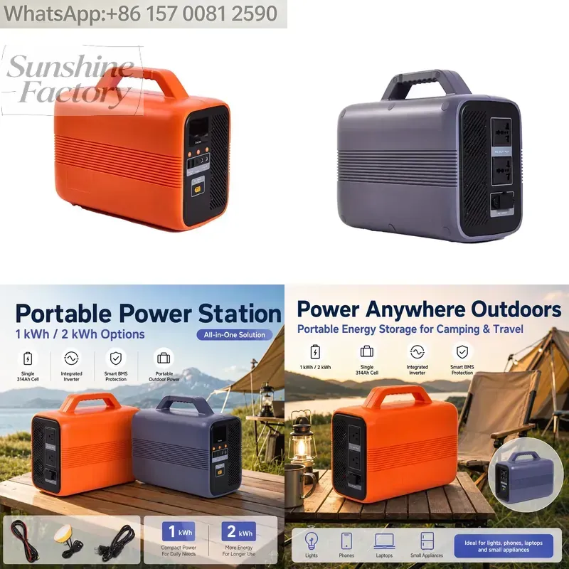 Ups Power Supply Outdoor - Przenośna stacja zasilania 1000Wh 500W z