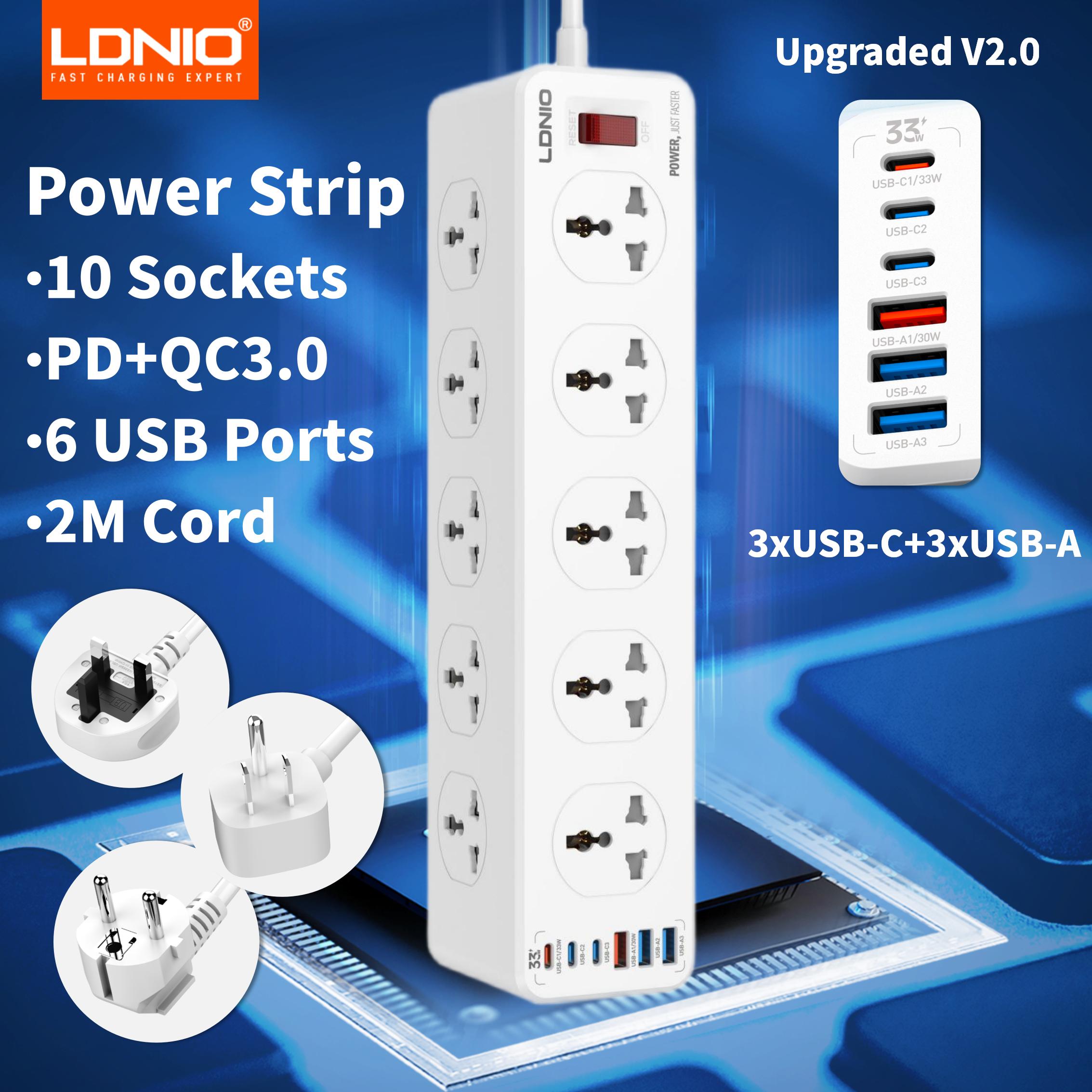 Outdoor Usb Power Strip - LDNIO uniwersalne gniazdko przedłużające 2M gniazdo