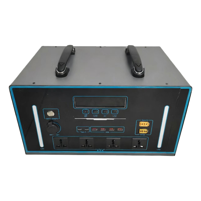 Outdoor Power Station - AC 2000W 2500W Bateria LiFePO4 MPPT