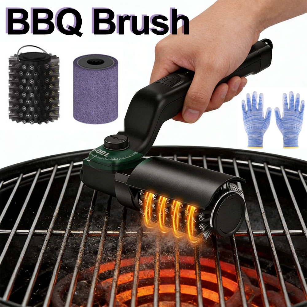 Outdoor Power Grill - Elektryczna szczotka do grilla, akumulatorowa, 3