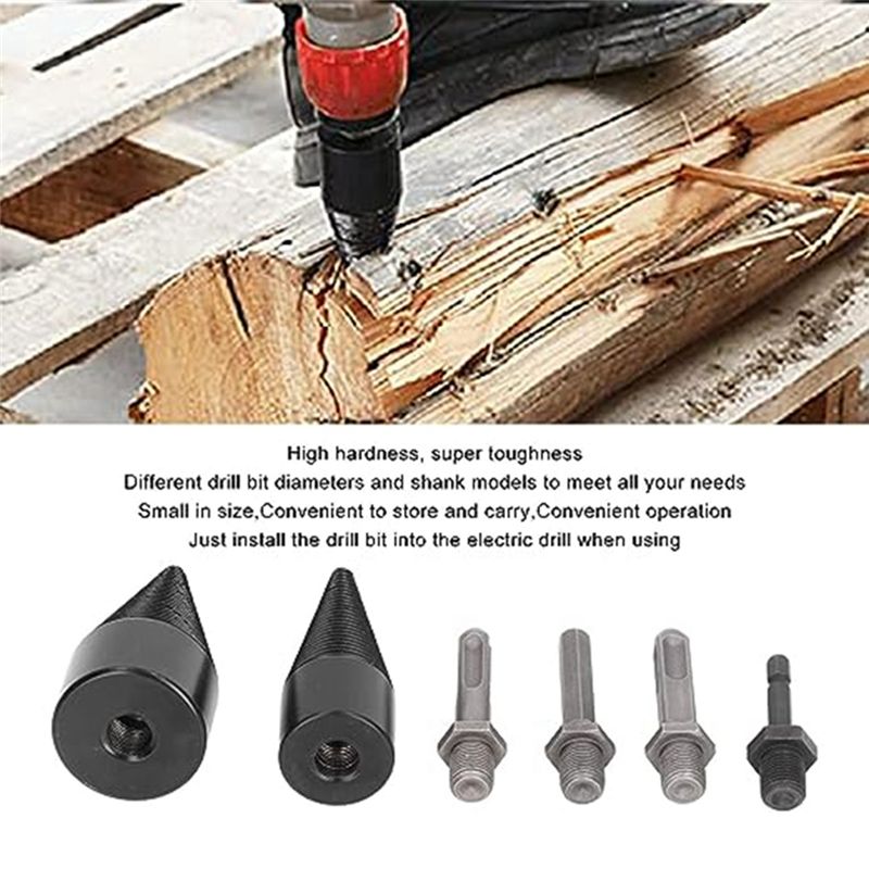 Zestaw 6 bitów do łupania drew – Log Splitter Electric recenzja i cena