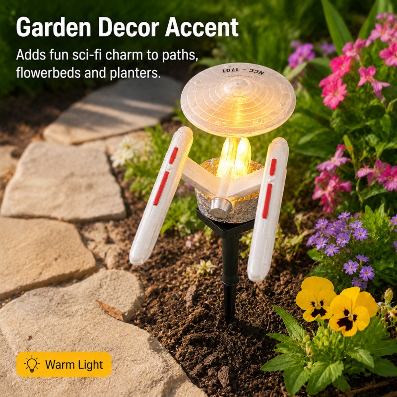 Lampa ogrodowa Star Trek USS E – Outdoor Power Stake recenzja i cena