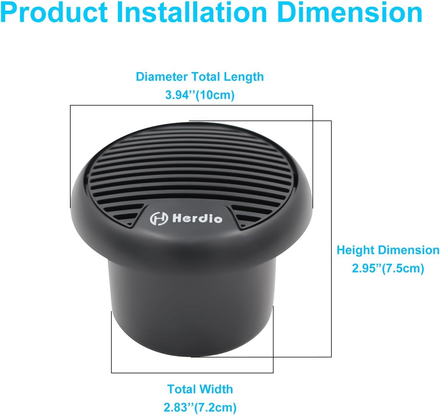 Herdio 2PCS 3'' Bluetooth Głoś – Outdoor Power For Hot Tub recenzja i cena
