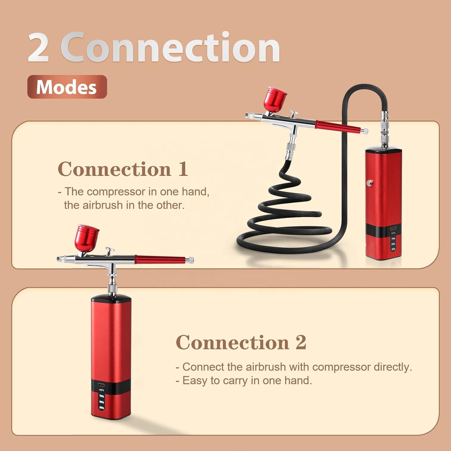Zestaw aerografu z kompresorem – Air Compressor Portable recenzja i cena