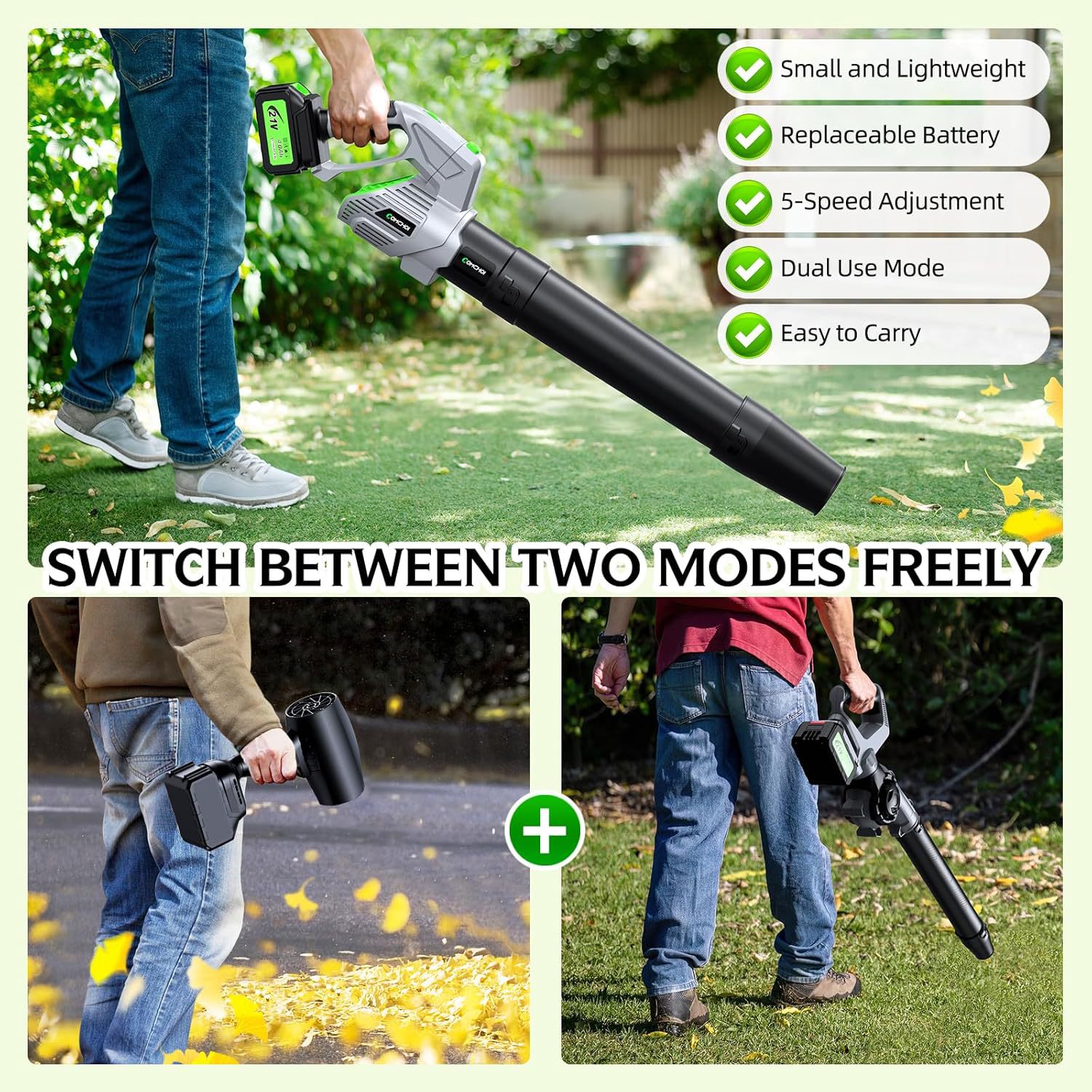 Bezprzewodowy elektryczny dmuc – Outdoor Power Tools recenzja i cena