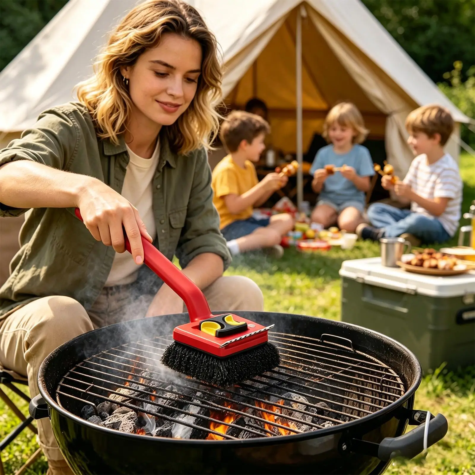 Szczotka do grillowania z dług – Outdoor Power Grill recenzja i cena