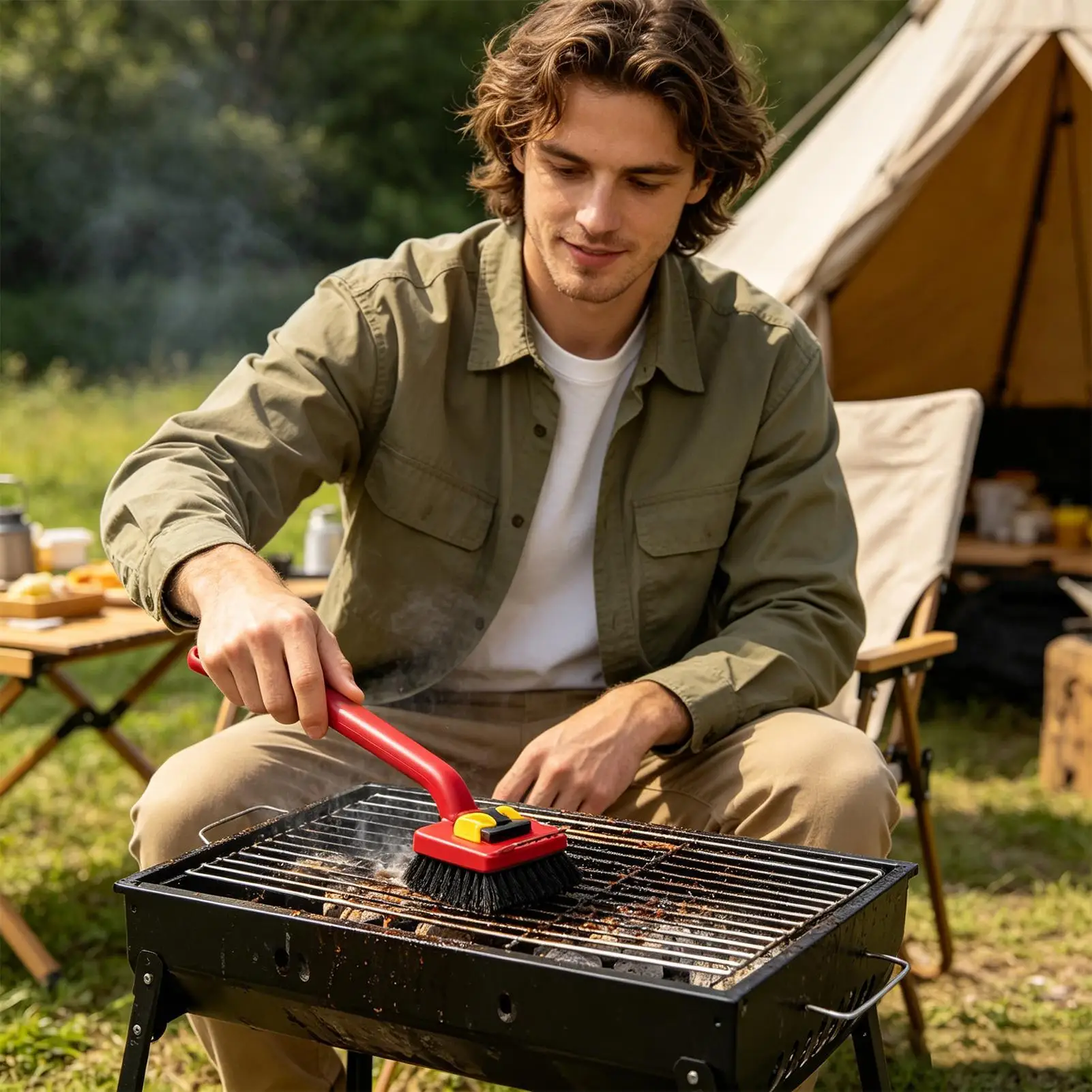 Szczotka do grillowania z dług – Outdoor Power Grill recenzja i cena