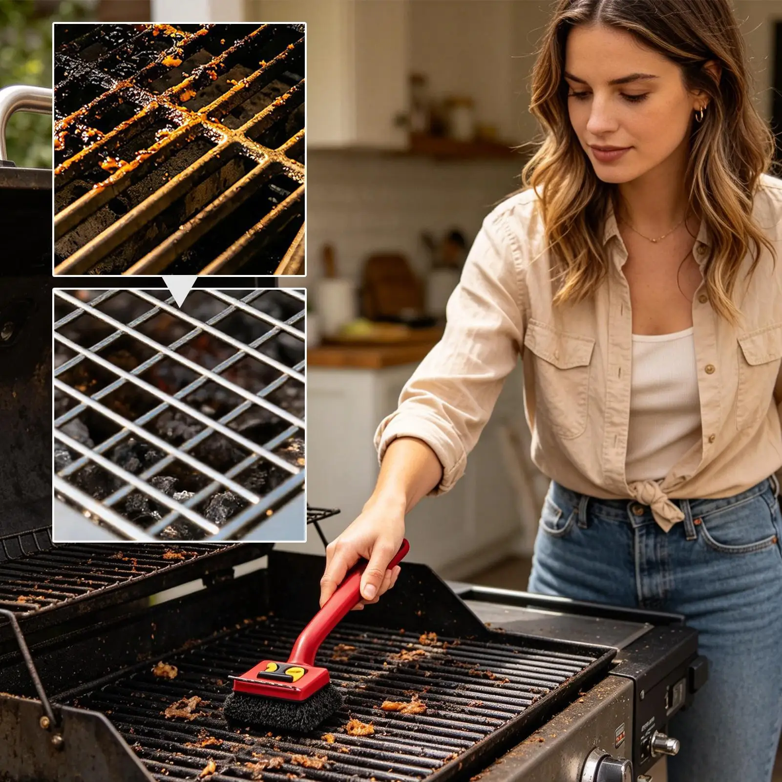 Szczotka do grillowania z dług – Outdoor Power Grill recenzja i cena