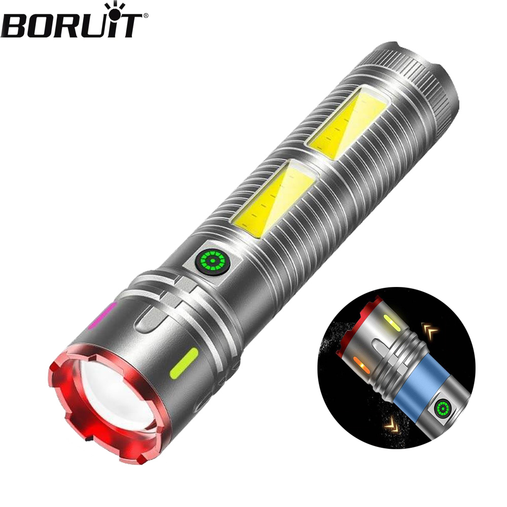 BORUiT Zoomowalna latarka LED  – Outdoor Power Meter Bike recenzja i cena