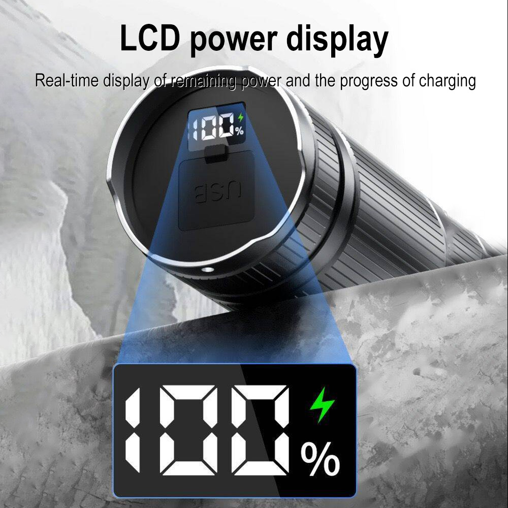 BORUiT Zoomowalna latarka LED  – Outdoor Power Meter Bike recenzja i cena
