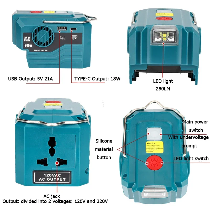 Przetwornica napięcia 120-220V – Outdoor Power Inverter recenzja i cena