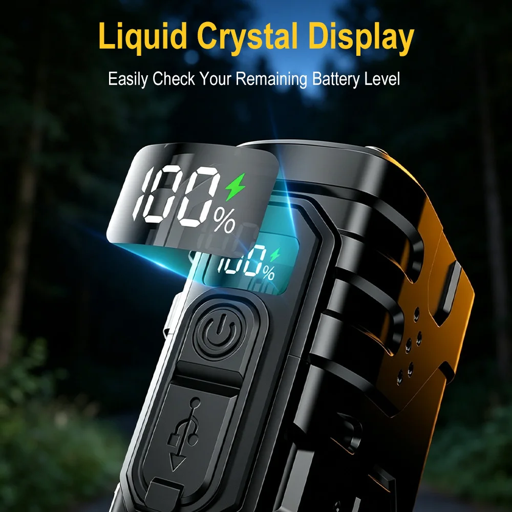 BORUIiT Ręczna latarka LED EDC – Outdoor Power Supply recenzja i cena