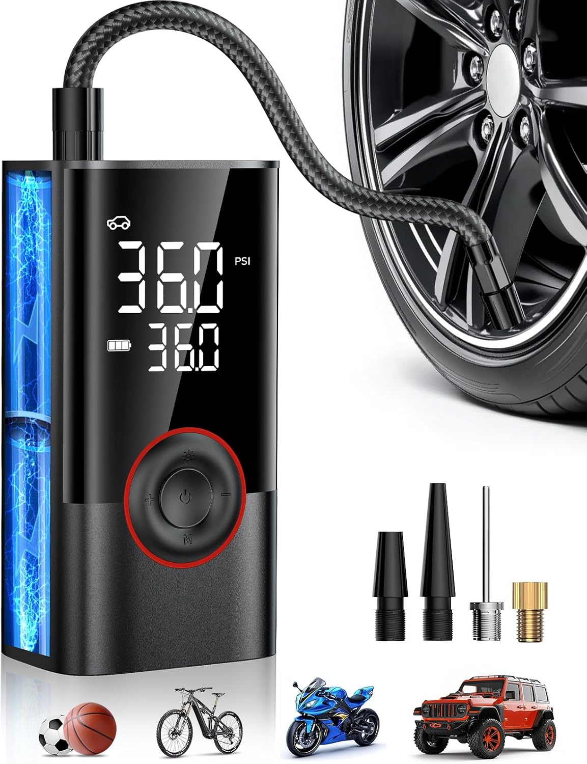 Przenośny Bezprzewodowy Kompre – Air Compressor Portable recenzja i cena