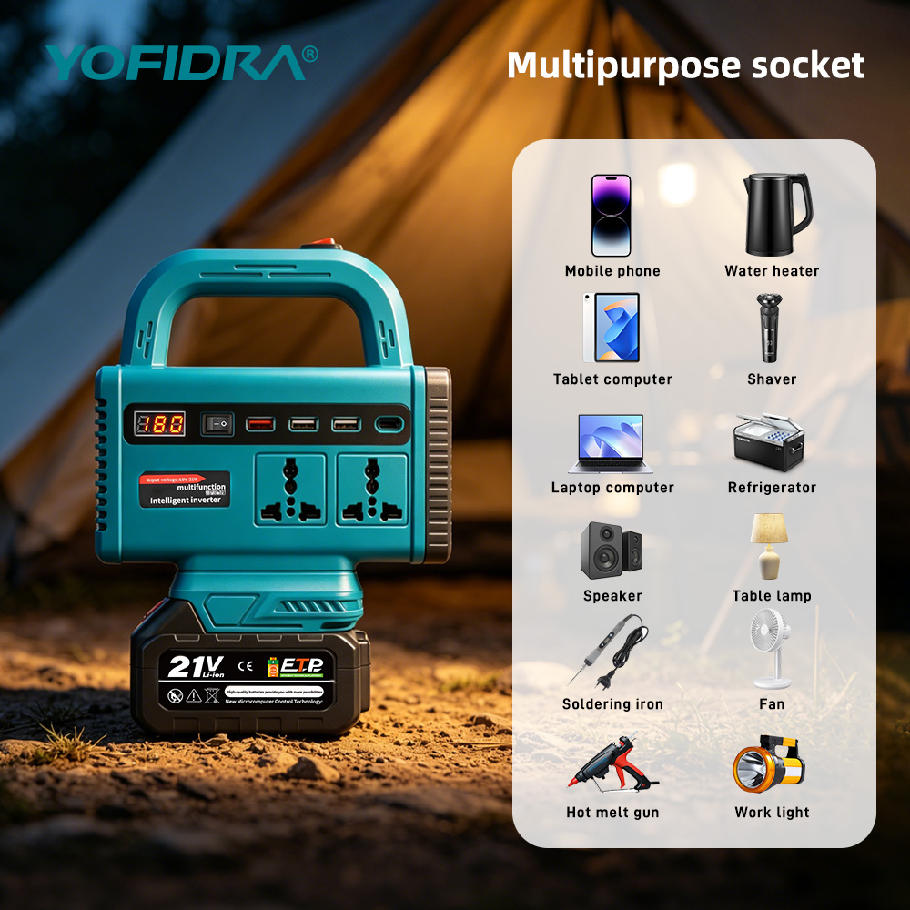 Przetwornica napięcia YOFIDRA  – Outdoor Power Inverter recenzja i cena