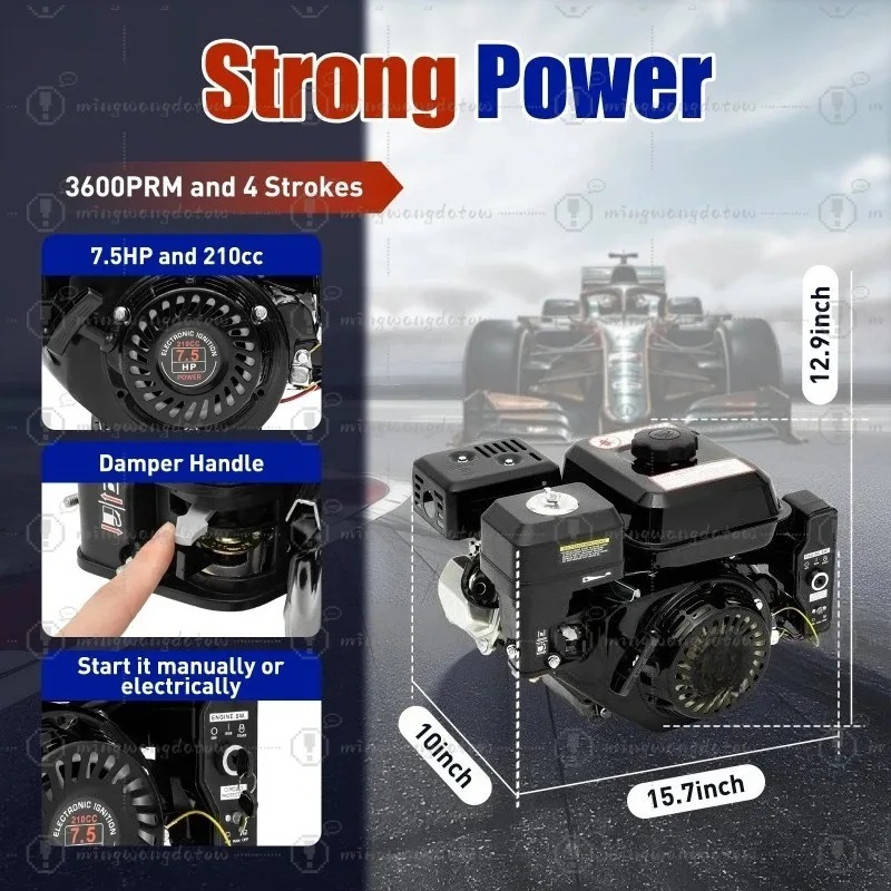 Silnik benzynowy 4-suwowy 212  – Log Splitter Electric recenzja i cena