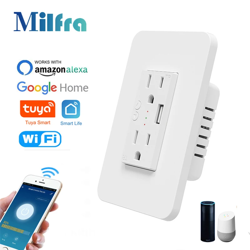Milfra Wifi Smart Socket Doubl – Outdoor Usb Power Strip recenzja i cena