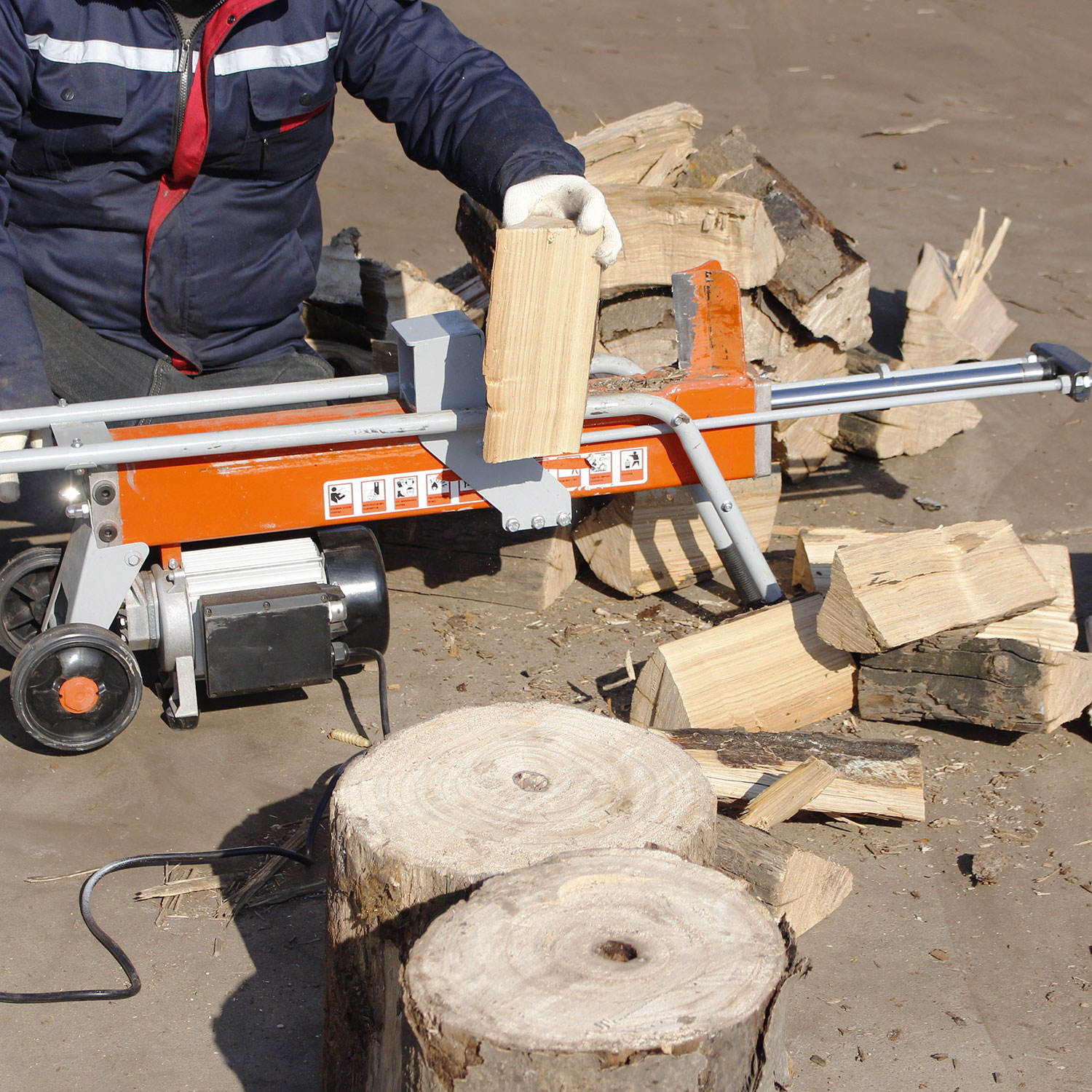 Przenośna hydrauliczna elektry – Log Splitter Electric recenzja i cena