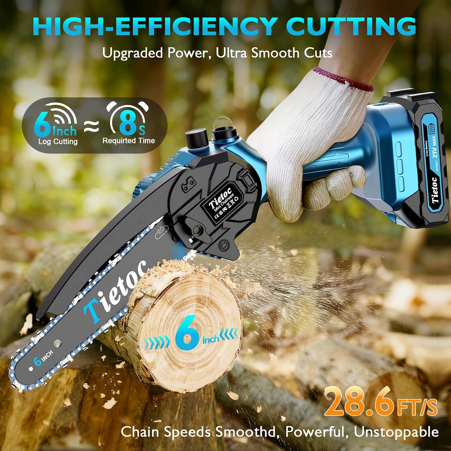 Mini pilarka łańcuchowa, 6-cal – Pole Saw Cordless recenzja i cena