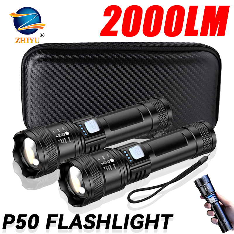 Latarka taktyczna LED 2000LM,  – Outdoor Power Supply recenzja i cena