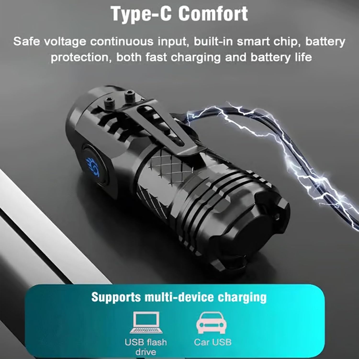 Mocna taktyczna latarka 3LED,  – Outdoor Power Supply recenzja i cena