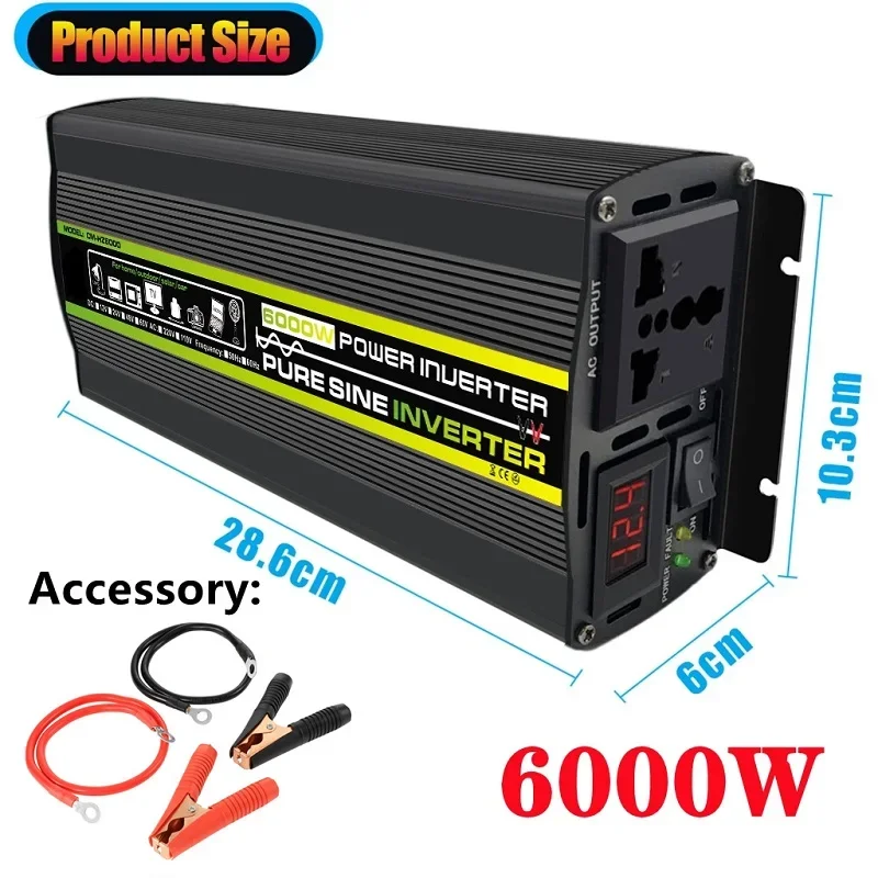 6000W DC12/24V do AC 220V czys – Outdoor Power Inverter recenzja i cena