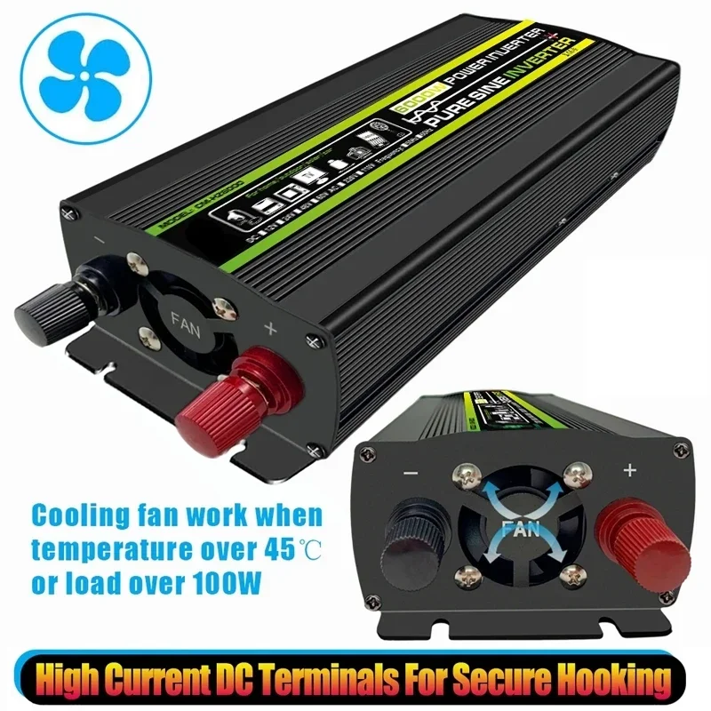 6000W DC12/24V do AC 220V czys – Outdoor Power Inverter recenzja i cena