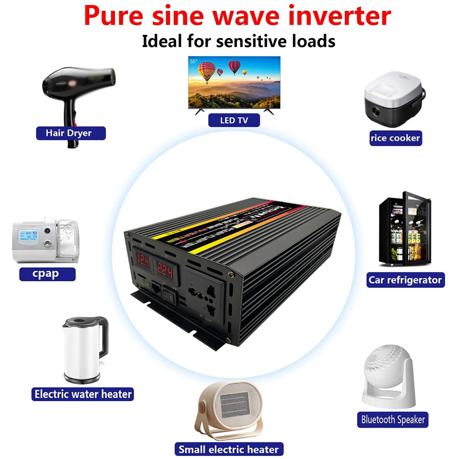 Falownik sinusoidalny 10000/12 – Outdoor Power Inverter recenzja i cena