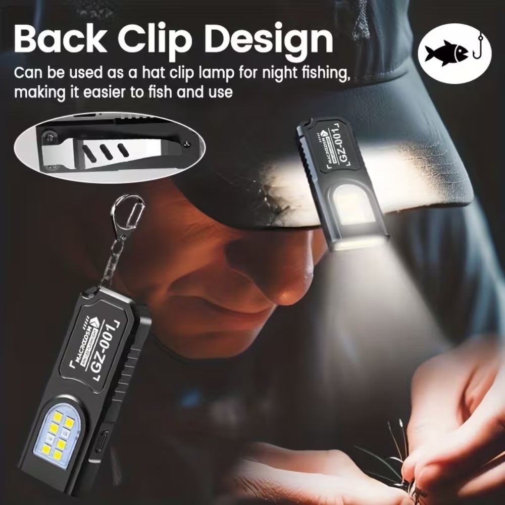 Mini latarka LED COB na breloc – Outdoor Power Supply recenzja i cena