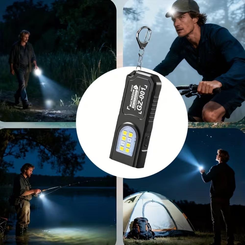 Mini latarka LED COB na breloc – Outdoor Power Supply recenzja i cena